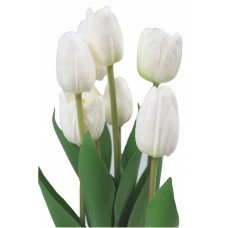 sztuczne kwiaty tulipany silikonowe 7szt. bukiet