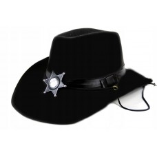 kapelusz kowbojski kowboj odznaka szeryfa