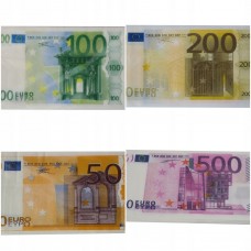 serwetki papierowe dolary euro - 120 szt. 34x32