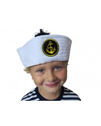 przebranie strój czapka marynarska kapitana majtek